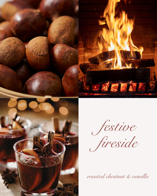 Festive Fireside ~ Roasted Chestnut Candle